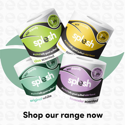 Splesh Toilet Roll Soft & Quilted 3Ply AloeVera Scented Toilet Tissue, 120 Rolls