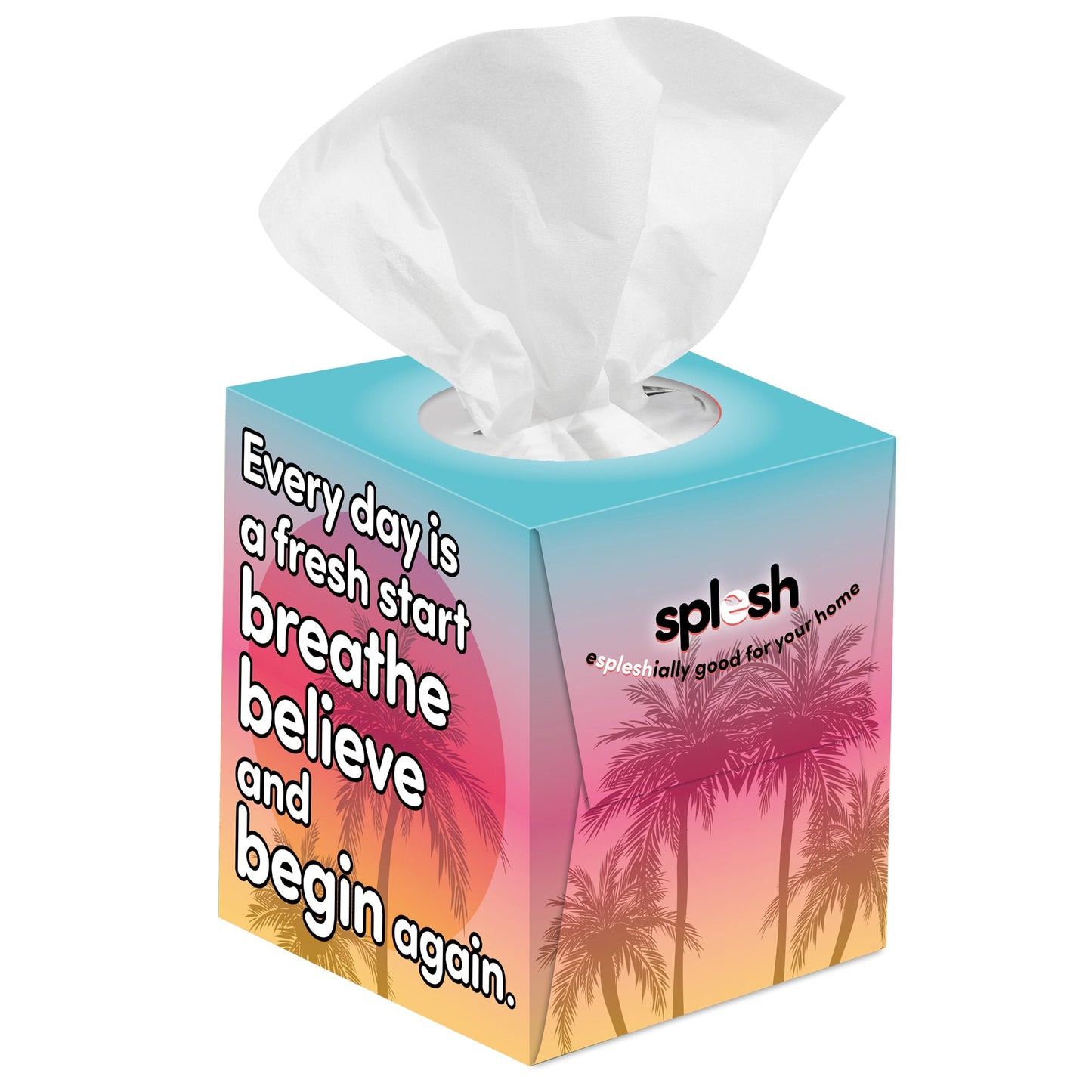 Splesh Ultra Soft Tissues, 12 Cube Boxes (672 Total) Bulk Pack